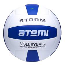 Мяч волейбольный Atemi, STORM, синтетическая кожа PU , син.-бел