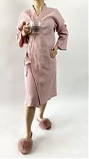 Халат муслиновый женский (перламутрово - розовый) L, 42-44р, SPL1046040